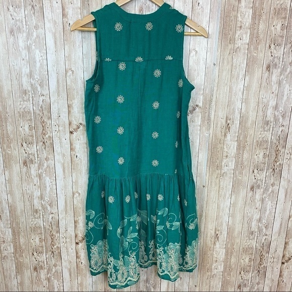 Anthropologie Maeve Pippa Embroidered Swing Dress - Picture 5 of 14